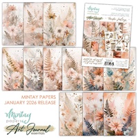 Mintay Papers 6x8 Paper Pack 240gsm 24 Sheets - Tender Feelings - Art Journal Essentials 04