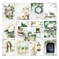 Mintay Papers 6x8 Paper Pack 240gsm 24 Sheets - Green Gables - Art Journal Essentials 10