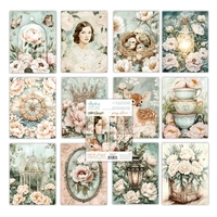 Mintay Papers 6x8 Paper Pack 240gsm 24 Sheets - Peony Silence - Art Journal Essentials 11