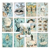 Mintay Papers 6x8 Paper Pack 240gsm 24 Sheets - Surreal Flight - Art Journal Essentials 12