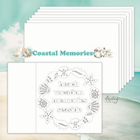 Mintay Papers 6x8 Chipboard Album Base Coastal Memories