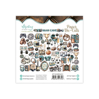 Mintay Papers Die Cuts 60/Pkg Man Cave