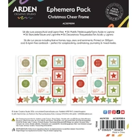 Arden Creative Ephemera Pack - Christmas Cheer Frame