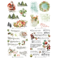 Arden Creative 6” x 8” Rub-On Transfer Set - Christmas Cheer