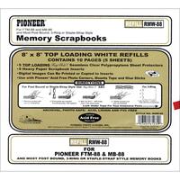 Pioneer 8 x 8 inch Refill Pages with Inserts 5 Pack