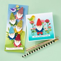 Spellbinders Die Happy Garden Buddies Etched Dies S3-513