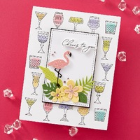 Spellbinders Die Tropical Flair Etched Dies S4-1336