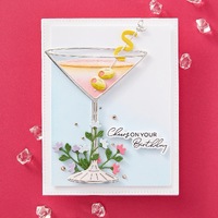 Spellbinders Die Olive Martinis Etched Dies S4-1372