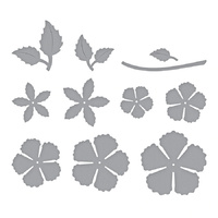 Spellbinders Nestabilities Dies Blooming Rose S4-916