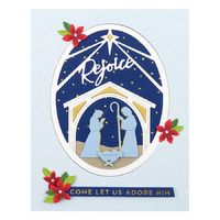 Spellbinders Dies Christmas Traditions Rejoice Nativity S5-467