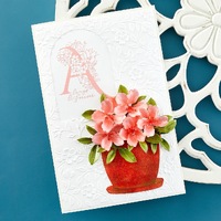 Spellbinders Die Azalea and Garden Pot Etched Dies S5-1636