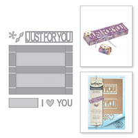 Spellbinders Shapeabilities Thoughtful Expressions Die Just For You Box S6-133
