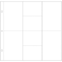 Kaisercraft D-Ring Album Refills 12X12 (4) 4X3 & (4) 4X6 Pockets/Pkg
