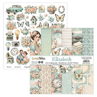 Elizabeth Paper Pad - 12" x 12" (12 Sheets) By Scrap Boys