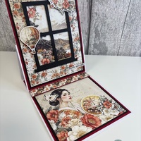 Lady in Japan Paper Pad - 12" x 12" (12 Sheets) By Scrap Boys