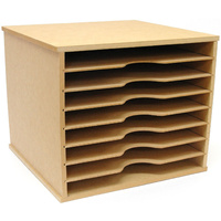 Scrapbooking 12x12 Paper Storage Rack Unit