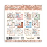 Stamperia Scrapbooking Pad 10 sheets 30.5 x 30.5 (12x12) Create Happiness Oh La La SBBL134