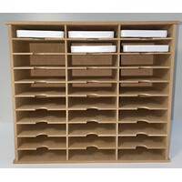 Large Stamp Pad Storage Rack Unit Holds 30 Stampin' Up Ink Pads