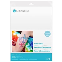 Silhouette Temporary Tattoo Paper 8.5 x 11 2/Pkg 