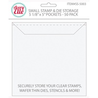 Avery Elle Small Stamp & Die Storage Pockets 50/Pkg 5 x 5 inch