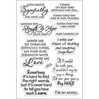 Stampendous Fran's Clear Stamps Sincere Sentiments 