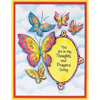 Stampendous Butterfly Frame Perfectly Clear Stamp Set SSC1333