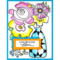 Stampendous Floral Blooms Perfectly Clear Stamp Set SSC1423