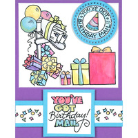 Stampendous Mailbox Bday Perfectly Clear Stamp Set SSC1444