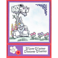 Stampendous Mailbox Bunny Perfectly Clear Stamp Set SSC1445