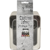 Tim Holtz Distress Spray Storage Tin Holds 12 Bottles
