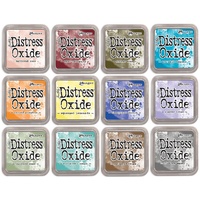 Tim Holtz Distress Oxide Ink Pads And ReInkers 12 Colours Set 3