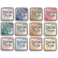 Tim Holtz Distress Oxide Ink Pads And ReInkers 12 Colours Set 5