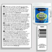 DecoArt Triple Thick Brilliant Brush-On Gloss Glaze 8oz Tub