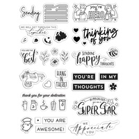 Stamping Village Clear Stamps 6x8 Thinking of You TSV0420