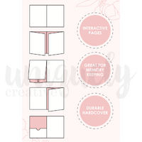Uniquely Creative 8” x 10” Flip Scrapbooking Album