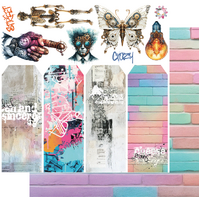 Uniquely Creative 12x12 Cardstock 210gsm Steampunk Graffiti
