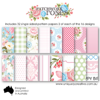 Uniquely Creative 6x6 Cardstock 210gsm Patchwork Roses