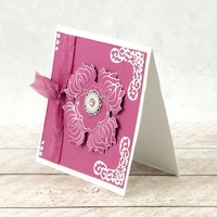 Ultimate Crafts Hotfoil Stamp Bohemian Bouquet Orchid Box 