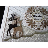 Creative Expressions Winter Greetings A5 Stamp Plate 