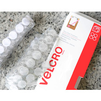 VELCRO Brand Thin Fasteners Dots 3/8 Inch 56/Pkg 