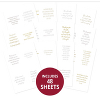 Hunkydory Crafts Perfect Verses Foiled Paper Pad 3