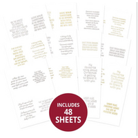 Hunkydory Crafts Perfect Verses Foiled Paper Pad - Christmas