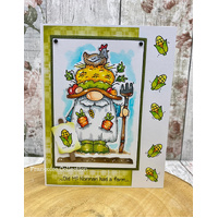 Woodware Farmer Norman A6 Clear Stamp Set by Françoise Read