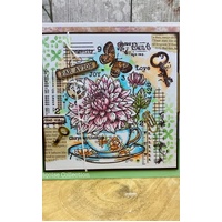 Woodware Fancy Butterlies A6 Clear Stamp Set by Françoise Read