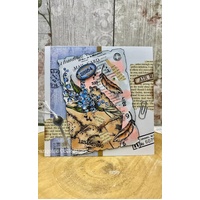 Woodware Text and Numbers A6 Clear Stamp Set by Françoise Read