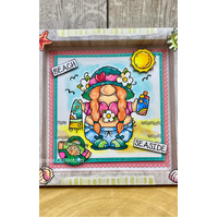 Woodware Summer Norma A6 Clear Stamp Set By Françoise Read
