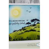 Woodware Nature's Peace A6 Clear Stamp Set By Gwen Fletcher