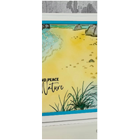 Woodware Song of the Shore DL Stencil By Gwen Fletcher