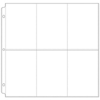 12x12 Album Refills (6)4X6 Portrait Photo Sleeve for Ring Binder Albums We R Memory Keepers