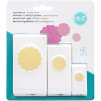We R Memory Keepers Layering Punches 3/Pkg Scallop Circles